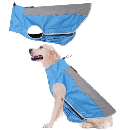 PLUS PO Regenmantel Für Hunde Wasserdicht Hunderegenmantel Für Kleine Hunde Hund Regenmäntel wasserdicht mit Kapuze Hund voller Regenmantel Blue,l PLUS PO Regenmantel Für Hunde Wasserdicht Hunderegenmantel Für Kleine Hunde Hund Regenmäntel wasserdicht mit Kapuze Hund voller Regenmantel Blue,l von PLUS PO