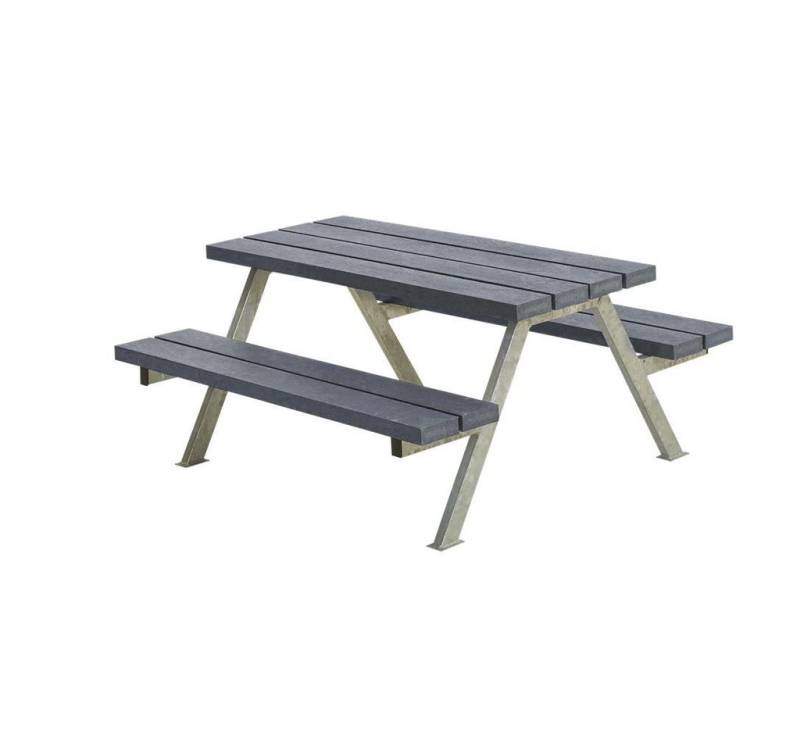 PLUS Gartenbank PLUS Alpha Junior Kombimöbel 118x118x57/32,5 ReUsed plast/textil Grau von PLUS