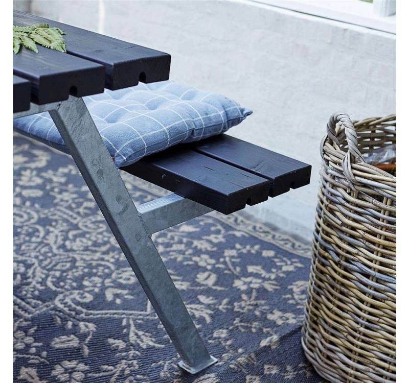 PLUS Gartenbank PLUS Alpha Kombimöbel - 118 cm - Schwarz von PLUS