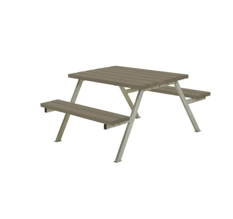 PLUS Gartenbank PLUS Alpha Kombimöbel - 118 cm - Graubraun von PLUS