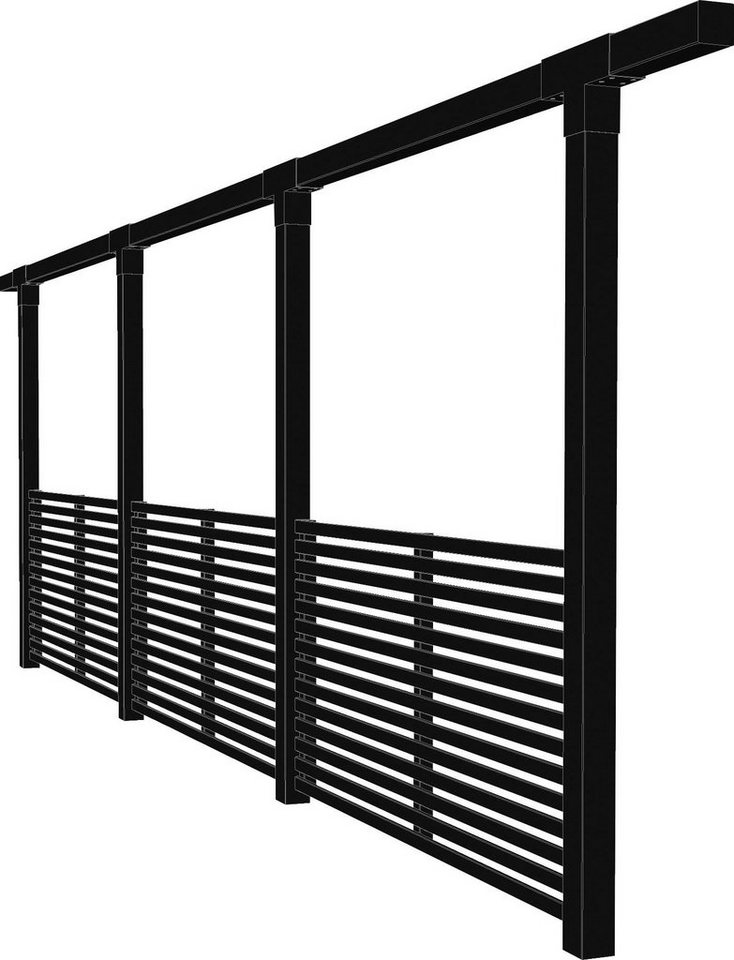 PLUS Pergola Cubic, 3 Module inkl. Tokyozäunen PLUS Pergola Cubic, 3 Module inkl. Tokyozäunen von PLUS