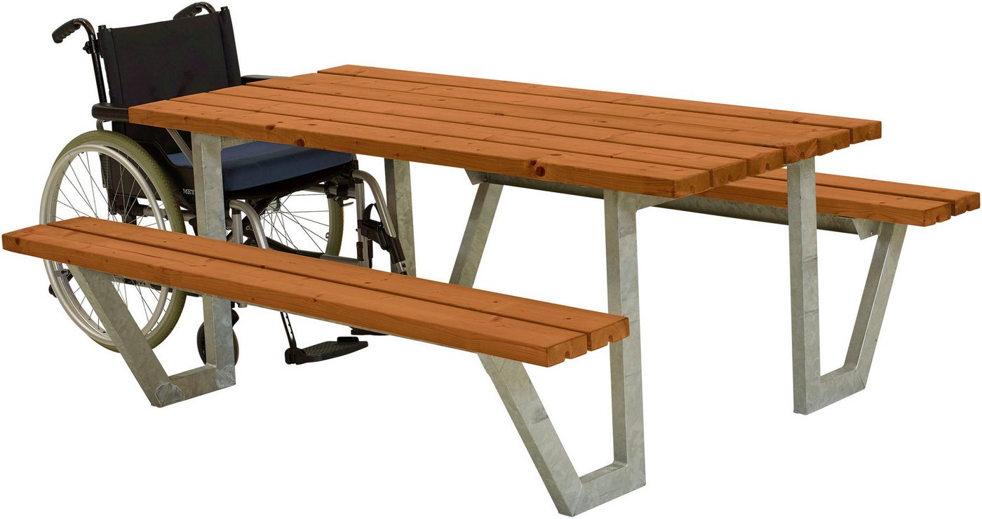 PLUS Garten-Essgruppe »Wega« Kombimöbel, (1-tlg), 177x161x73/45 cm von PLUS