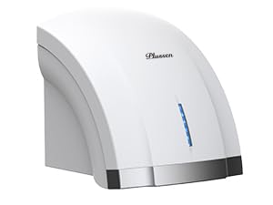 PLUSSEN Händetrockner automatischer Infrarotsensor handtrockner leise Gewerbe und Haushalt 1100W（SL） von PLUSSEN