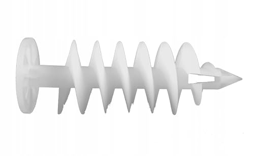 50 Stück Hartschaumdübel Spiraldübel Schneckendübel Dämmstoffdübel Styropordübel 50MM von PLX GRUPA