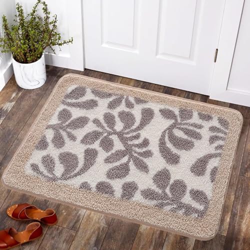 PLYIHE Badematte Bunt rutschfest,Frühling Blumen Muster Badezimmer Teppich,Verdickt und super saugfähig Badteppich Badvorleger,Weiche Duschvorleger Absorbierende Fußmatte Bad PLYIHE Badematte Bunt rutschfest,Frühling Blumen Muster Badezimmer Teppich,Verdickt und super saugfähig Badteppich Badvorleger,Weiche Duschvorleger Absorbierende Fußmatte Bad von PLYIHE