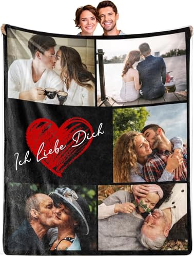 PLYIHE Decke Selber Gestalten,Personalisierte Decke mit Foto,Fotodecke mit Eigenem Foto,Weiche Fleece Decke Geschenke für Frauen Familie Paare Freundin Geburtstag Weihnachten Schiffe am nächsten Tag PLYIHE Decke Selber Gestalten,Personalisierte Decke mit Foto,Fotodecke mit Eigenem Foto,Weiche Fleece Decke Geschenke für Frauen Familie Paare Freundin Geburtstag Weihnachten Schiffe am nächsten Tag von PLYIHE