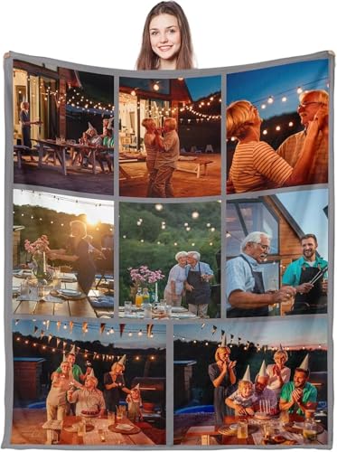 PLYIHE Decke Selber Gestalten,Personalisierte Decke mit Foto,Fotodecke mit Eigenem Foto,Weiche Fleece Decke Geschenke für Frauen Familie Paare Freundin Geburtstag Weihnachten Schiffe am nächsten Tag PLYIHE Decke Selber Gestalten,Personalisierte Decke mit Foto,Fotodecke mit Eigenem Foto,Weiche Fleece Decke Geschenke für Frauen Familie Paare Freundin Geburtstag Weihnachten Schiffe am nächsten Tag von PLYIHE