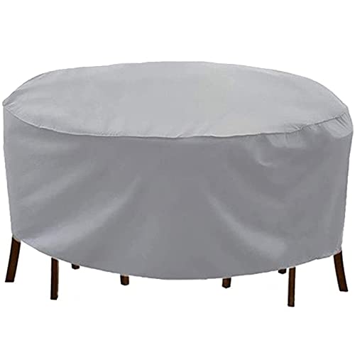 PLYY Gartenmöbel Abdeckung Rund, Wasserdicht, Winddicht, UV-Beständiges, 420D Oxford Schutzhülle für Gartentisch Sitzgruppe - Ø90x50cm(D x H) von PLYY