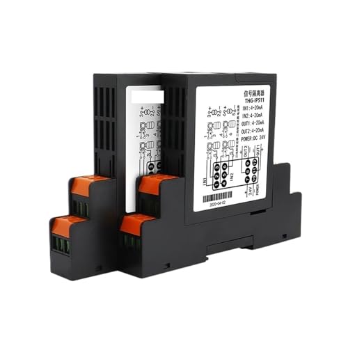 Pluggable 4-20mA DC signal isolator Model 0-10V 0-5V Current Voltage Converter Signal Transmitter 4-20mA to 4-20mA(4-20mA,4-20mA input) von PMBOXZOKK