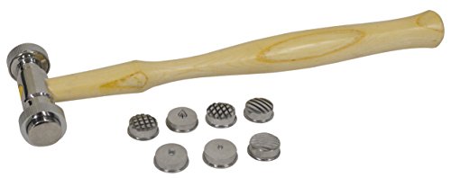 10–1/5,1 cm 1 austauschbar Faces texturierend Metall Formen Jewelry Muster einen Hammer 10–1/5,1 cm 1 austauschbar Faces texturierend Metall Formen Jewelry Muster einen Hammer von PMC Supplies LLC