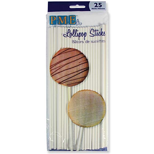 Cake Pops - Lollipop Sticks 20 x 0,30 cm - 25 Stück von PME
