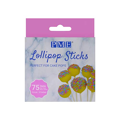 Cake Pops - Lollipop Sticks 9,5 x 0,20 cm - 75 Stück von PME