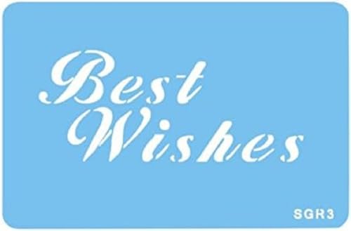 JEM Alles- Gute-Schablone, Kunststoff, Blau, 15 x 1 x 15 cm JEM Alles- Gute-Schablone, Kunststoff, Blau, 15 x 1 x 15 cm von PME