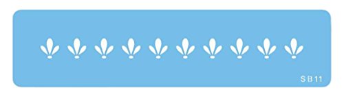 JEM Bordürenschablone mit Schneeglöckchen-Spitzenarbeit, Kunststoff, Blau, 15 x 1 x 15 cm JEM Bordürenschablone mit Schneeglöckchen-Spitzenarbeit, Kunststoff, Blau, 15 x 1 x 15 cm von PME