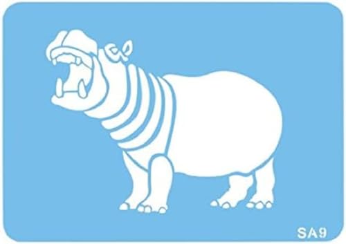 JEM PME SA9 Hipposchablone, Kunststoff, Blue, cm, 15 x 1 x 15 cm, 1 Einheiten von PME