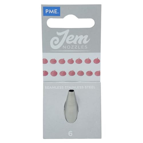 JEM Round Lochtülle Nummer 6, Edelstahl, Silber, 2 x 2 x 3.5 cm von PME