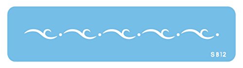 JEM S und C Bordürenschablone, Kunststoff, Blau, 15 x 1 x 15 cm JEM S und C Bordürenschablone, Kunststoff, Blau, 15 x 1 x 15 cm von PME