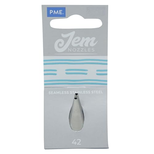 JEM Spritztülle Nummer 42 für 2 Linien/Punkte, Edelstahl, Silber, 2 x 2 x 3.5 cm JEM Spritztülle Nummer 42 für 2 Linien/Punkte, Edelstahl, Silber, 2 x 2 x 3.5 cm von PME