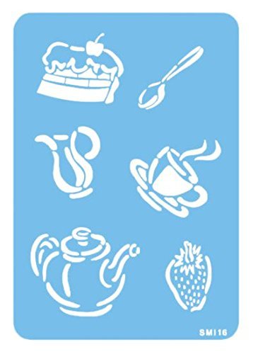 JEM Teezeit-Schablone, Kunststoff, Blau, 15 x 1 x 15 cm JEM Teezeit-Schablone, Kunststoff, Blau, 15 x 1 x 15 cm von PME