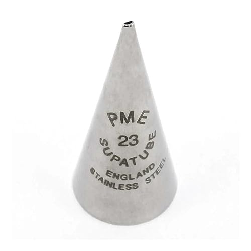 PME Supatube mit feiner Kalligraphie Nr. 23 aus nahtlosem Edelstahl PME Supatube mit feiner Kalligraphie Nr. 23 aus nahtlosem Edelstahl von PME