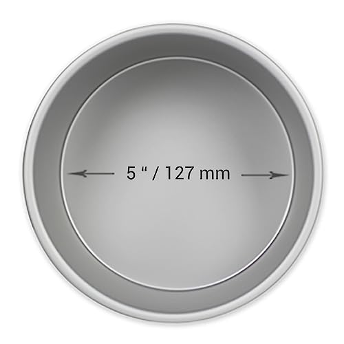 PME Aluminium-Runde Kuchenform 127 x 50mm, Silber von PME