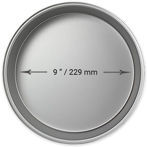 PME Aluminium-Runde Kuchenform 228 x 50mm, Silber von PME
