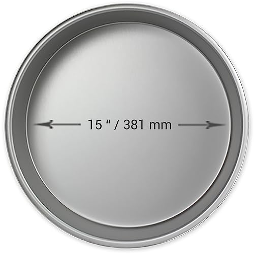 PME Aluminium-Runde Kuchenform 381 x 50mm, Silver PME Aluminium-Runde Kuchenform 381 x 50mm, Silver von PME