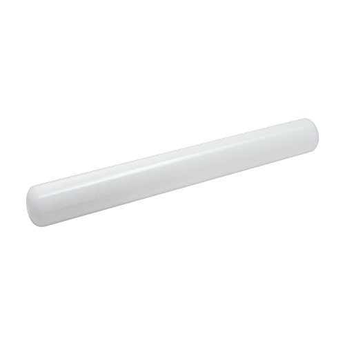 PME Antihaftbeschichteter Polyethylen-Ausrollstab 40 cm, Kunststoff, Weiß, 48 x 9 x 4.03 cm von PME