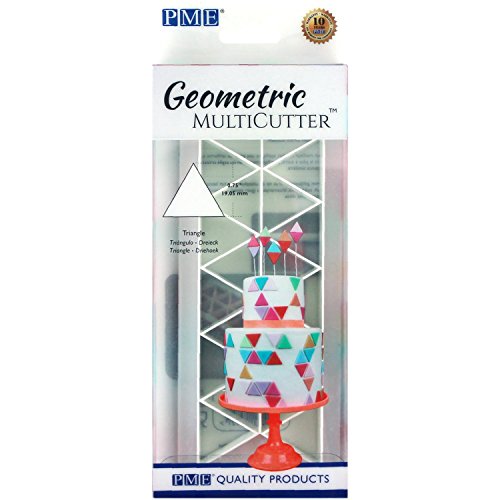 PME MultiCutter für Kuchendesign, geometrisch, plastik, weiß, S von PME