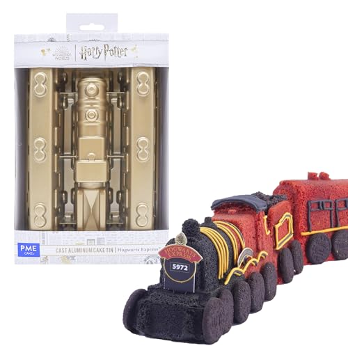 PME Harry Potter Kuchenbackform, 3er-set, Hogwarts Express Zug, Golden von PME