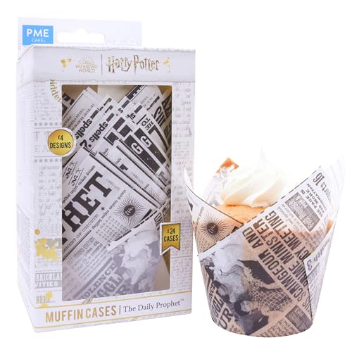 PME Harry Potter Muffin-Förmchen, 24er-set, Daily Prophet von PME