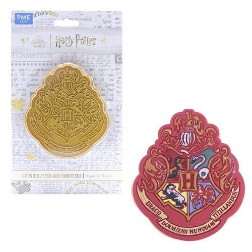 PME Harry Potter Plätzchen & Fondant Ausstecher, Wappen von Hogwarts, Weiß von PME