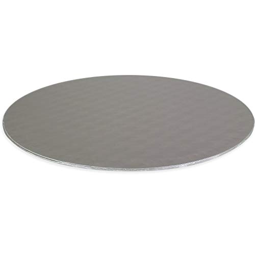 PME Runde Tortenplatte 15 cm, Kunststoff, Silber, 15 x 0.4 x 15 cm von PME
