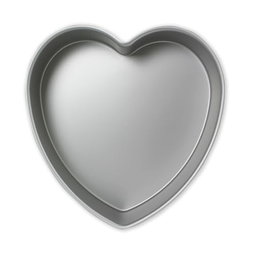 PME HRT142 Herz Kuchenform Aluminium, 36.5 cm, Silber von PME