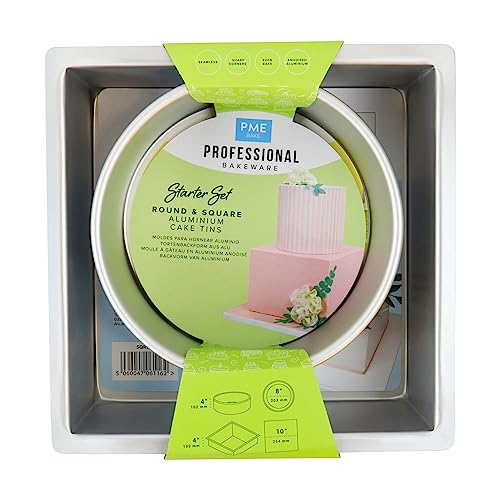 PME Kuchenform Starter Bundle Set mit 2-101mm tiefen Formen PME Kuchenform Starter Bundle Set mit 2-101mm tiefen Formen von PME