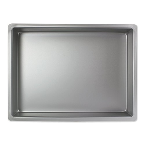 PME Längliche Aluminium-Backform 229 x 304x 51 mm, 23 x 30 x 5 cm, Silber von PME