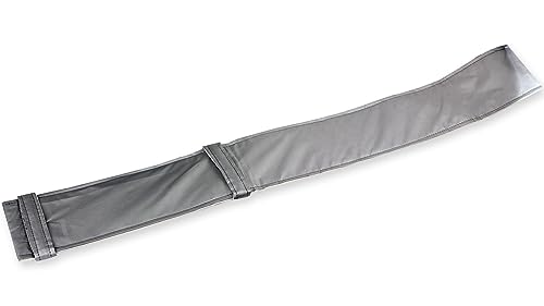 PME LBB124 Backgürtel für Tiefe runde und eckige Backformen, Stoff, Grau: 16" x 4" (81cm x 10cm), 16 x 2.5 x 27 cm von PME