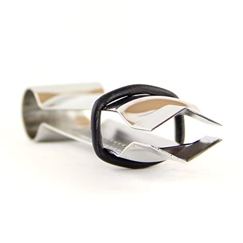 PME Offene, einfache Prägezange in V-Form, großes Format, Edelstahl, Silber, 8.5 x 2 x 1.5 cm von PME