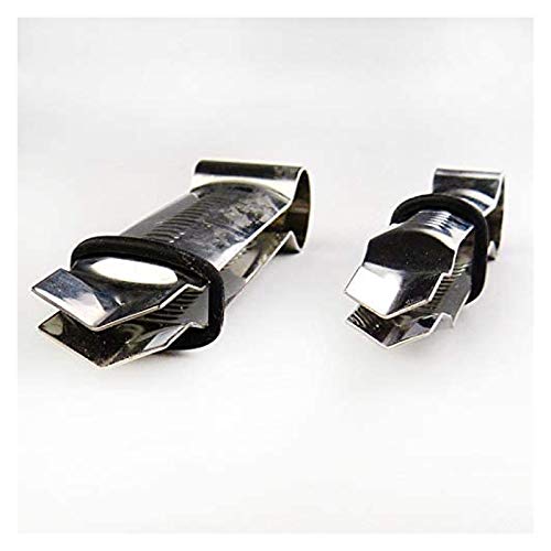 PME Prägezangen, geschlossene, einfache V-Form, großes und kleines Format, Sortiment, Edelstahl, Silber, 8.5 x 2 x 1.5 cm von PME