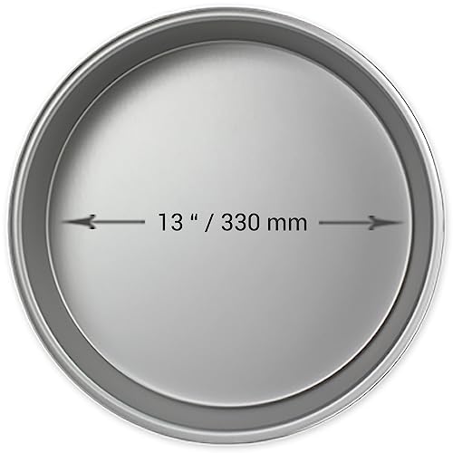 PME Aluminium-Runde Kuchenform 330 x 50mm, Silber von PME
