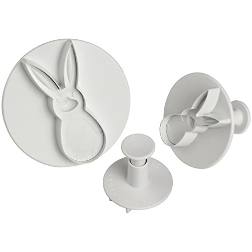 PME RA498 Hasenprägeausstecher, kleines, mittleres und großes Format, Kunststoff, Weiß, 9.5 x 2 x 9.5 cm, 1 Einheiten PME RA498 Hasenprägeausstecher, kleines, mittleres und großes Format, Kunststoff, Weiß, 9.5 x 2 x 9.5 cm, 1 Einheiten von PME