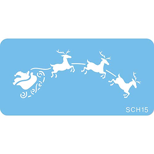 Schablone "Rentierschlitten" 60*155mm, Blau Schablone "Rentierschlitten" 60*155mm, Blau von PME