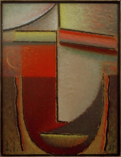 PMEFGJDPE Bekannt Deko Kunstdrucke Bilder Tier Poster Abstrakter Kopf Abend Von Alexej Von Jawlensky Abstrakte Leinwand Kunst für Wohnzimmerdekoration 60x90cm von PMEFGJDPE