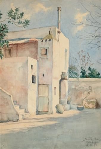 PMEFGJDPE Bekannt Deko Kunstdrucke Bilder Tier Poster Blick von pompeji von paul gustave Abstrakte Leinwand Kunst für Wohnzimmerdekoration 60x90cm von PMEFGJDPE
