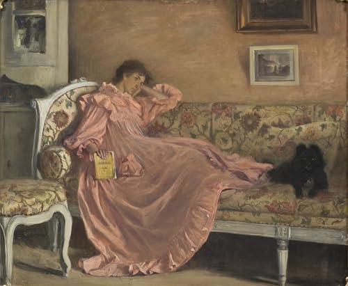 PMEFGJDPE Bekannt Deko Kunstdrucke Bilder Tier Poster Carola sitzt auf dem Sofa von Gustaf Olaf Cederstrom Abstrakte Leinwand Kunst für Wohnzimmerdekoration 60x90cm PMEFGJDPE Bekannt Deko Kunstdrucke Bilder Tier Poster Carola sitzt auf dem Sofa von Gustaf Olaf Cederstrom Abstrakte Leinwand Kunst für Wohnzimmerdekoration 60x90cm von PMEFGJDPE