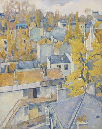 PMEFGJDPE Bekannt Deko Kunstdrucke Bilder Tier Poster Dachansicht von Emile Bernard Abstrakte Leinwand Kunst für Wohnzimmerdekoration 60x90cm PMEFGJDPE Bekannt Deko Kunstdrucke Bilder Tier Poster Dachansicht von Emile Bernard Abstrakte Leinwand Kunst für Wohnzimmerdekoration 60x90cm von PMEFGJDPE