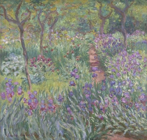 PMEFGJDPE Bekannt Deko Kunstdrucke Bilder Tier Poster Der Künstlergarten in Giverny Von Claude Monet Abstrakte Leinwand Kunst für Wohnzimmerdekoration 60x90cm PMEFGJDPE Bekannt Deko Kunstdrucke Bilder Tier Poster Der Künstlergarten in Giverny Von Claude Monet Abstrakte Leinwand Kunst für Wohnzimmerdekoration 60x90cm von PMEFGJDPE