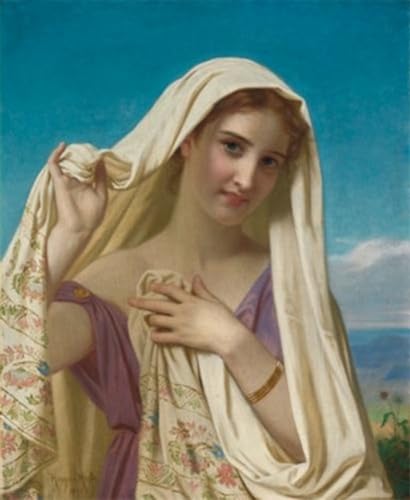 PMEFGJDPE Bekannt Deko Kunstdrucke Bilder Tier Poster Junges Mädchen im Schleier Hugues Merle Abstrakte Leinwand Kunst für Wohnzimmerdekoration 60x90cm PMEFGJDPE Bekannt Deko Kunstdrucke Bilder Tier Poster Junges Mädchen im Schleier Hugues Merle Abstrakte Leinwand Kunst für Wohnzimmerdekoration 60x90cm von PMEFGJDPE