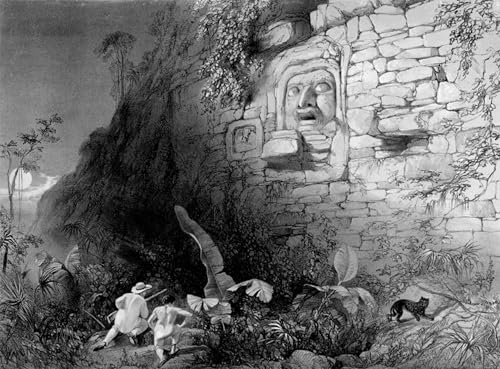 PMEFGJDPE Bekannt Deko Kunstdrucke Bilder Tier Poster Leiter von Itzam Na Izamal Yucatan Mexiko von Frederick Catherwood Abstrakte Leinwand Kunst für Wohnzimmerdekoration 60x90cm PMEFGJDPE Bekannt Deko Kunstdrucke Bilder Tier Poster Leiter von Itzam Na Izamal Yucatan Mexiko von Frederick Catherwood Abstrakte Leinwand Kunst für Wohnzimmerdekoration 60x90cm von PMEFGJDPE
