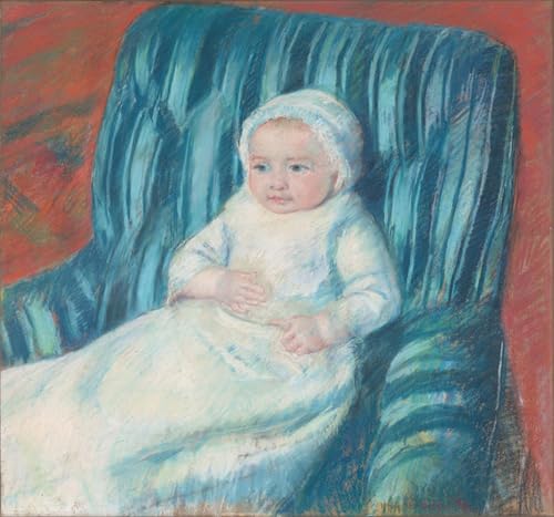 PMEFGJDPE Bekannt Deko Kunstdrucke Bilder Tier Poster Madame bérards ba by in einem Gestreiften Sessel von mary cassatt Abstrakte Leinwand Kunst für Wohnzimmerdekoration 60x90cm PMEFGJDPE Bekannt Deko Kunstdrucke Bilder Tier Poster Madame bérards ba by in einem Gestreiften Sessel von mary cassatt Abstrakte Leinwand Kunst für Wohnzimmerdekoration 60x90cm von PMEFGJDPE